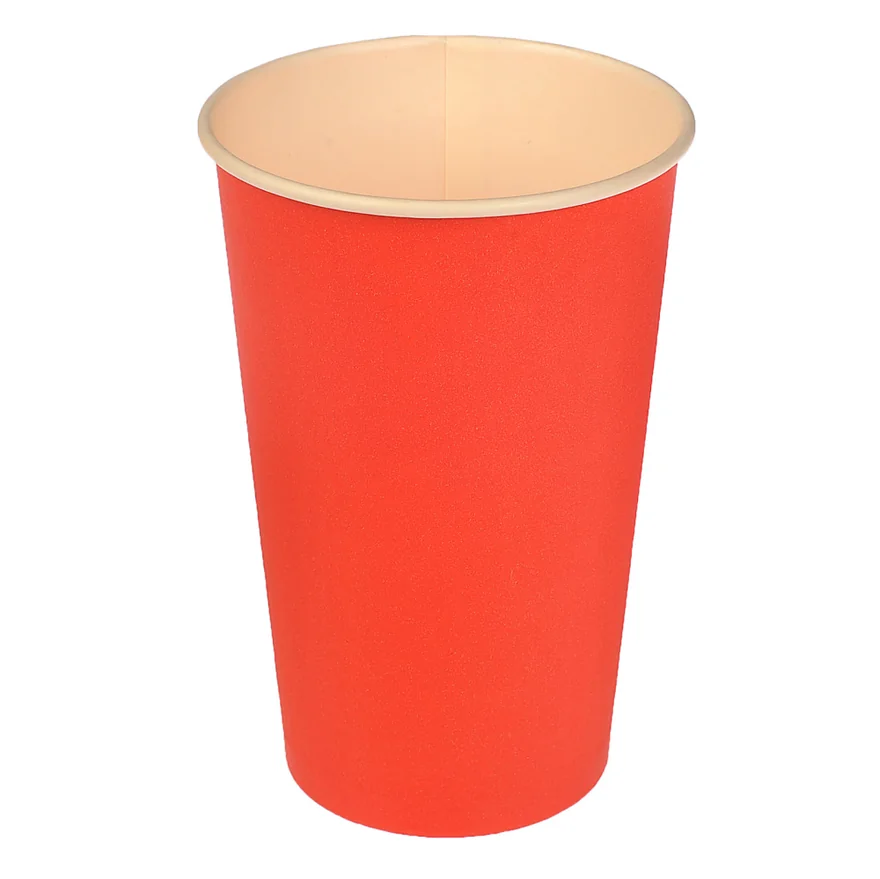 Стаканы бумажные 400 мл -ViRiDo, Красные